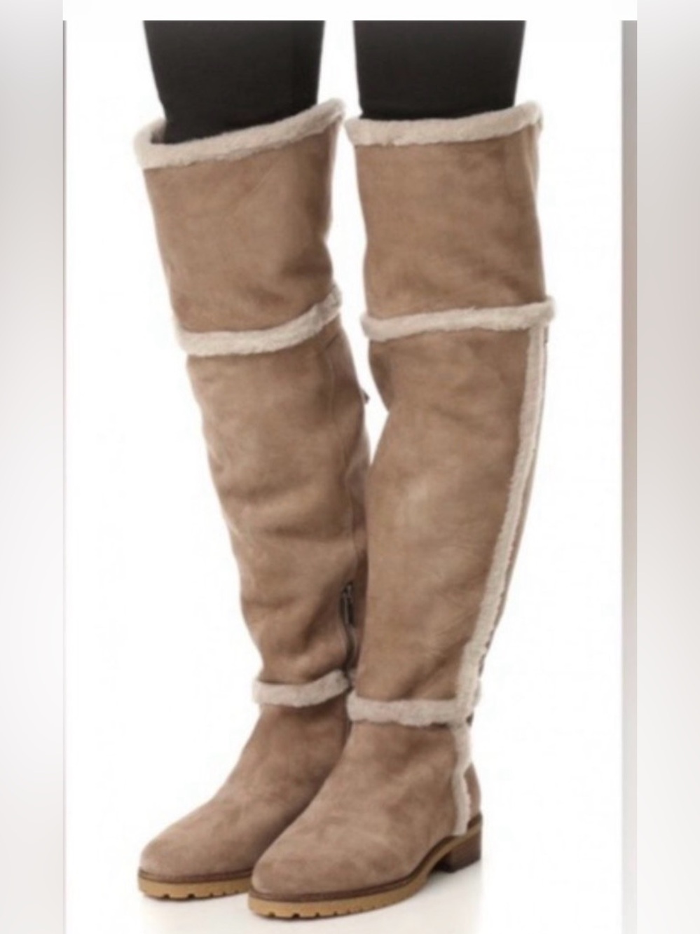 Frye Tamara Over the Knee Shearling Boot